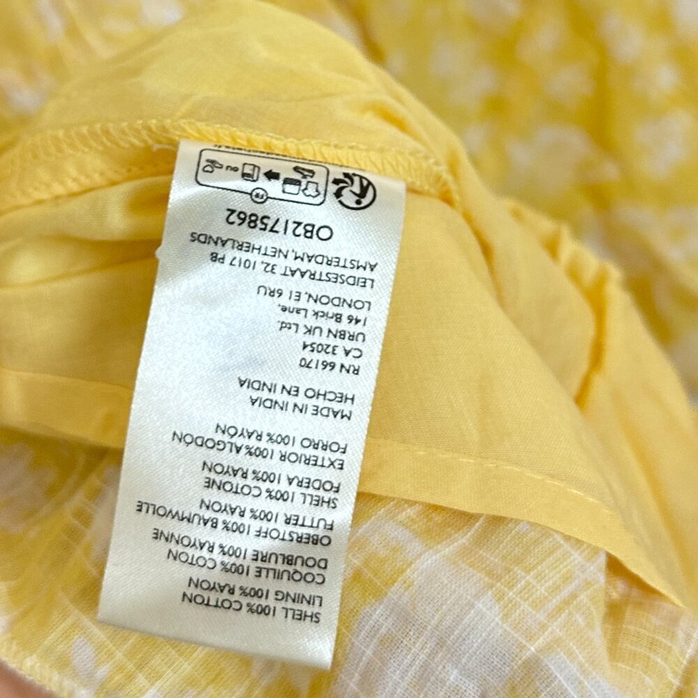 FREE PEOPLE Pappiet Midi Dress in Sunshine Combo Size X-Small - Picture 10 of 12